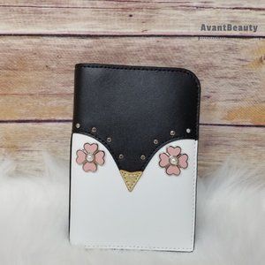 Kate Spade Frosty Penguin Passport Holder Leather